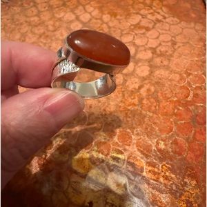 NWOT! Handmade Carnelian Ring